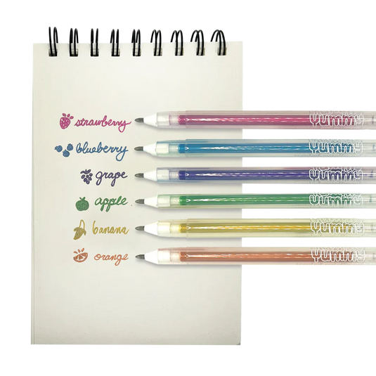 Ooly Yummy Yummy Scented Gel Pens - Metallic (6 Set)