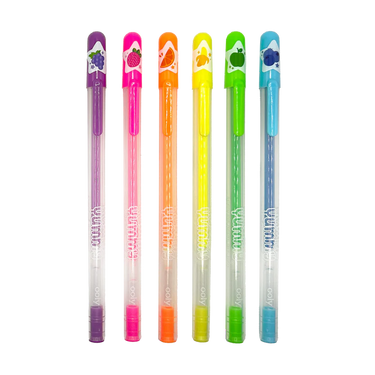 Yummy Yummy Scented Gel Pens - Neon (6 Set)