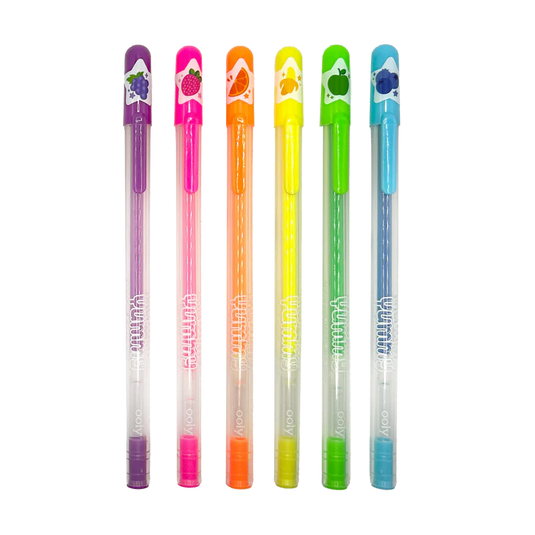 Yummy Yummy Scented Gel Pens - Neon (6 Set)