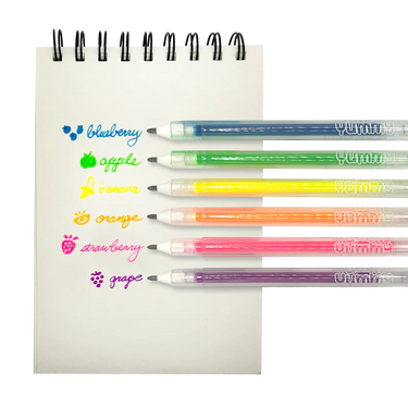 Yummy Yummy Scented Gel Pens - Neon (6 Set)