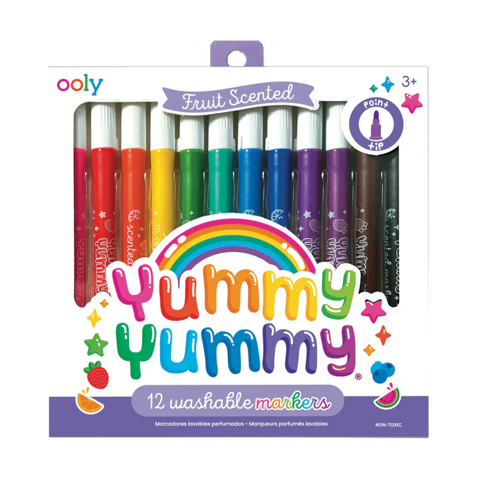 Yummy Yummy Scented Markers (12 Set)