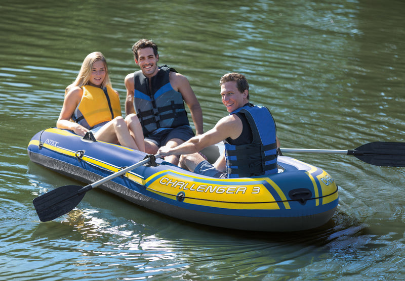 Load image into Gallery viewer, Intex Challenger™ 3 Inflatable Boat Set - 3 Person
