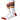 Retro Stripes Active Socks (Red)