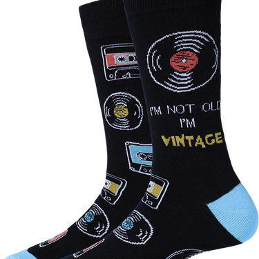 Vintage Record Socks