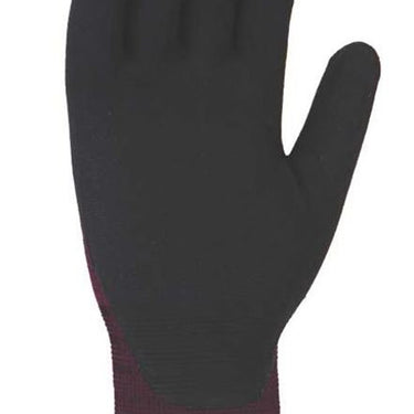 Carhartt Women's All Purpose Nitrile Grip Glove (Deep Wine) Size L