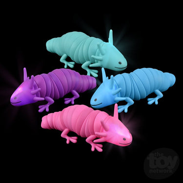 7.5" Light-Up Wiggle Sensory Axolotl (Sold Separately)