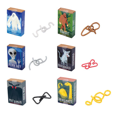 Cryptid Matchbox Puzzle Boxes (Sold Separately)