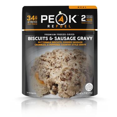 Peak Refuel Biscuits & Sausage Gravy