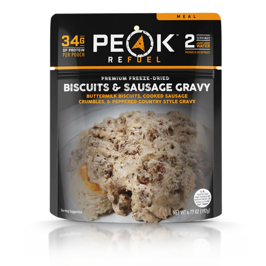 Peak Refuel Biscuits & Sausage Gravy