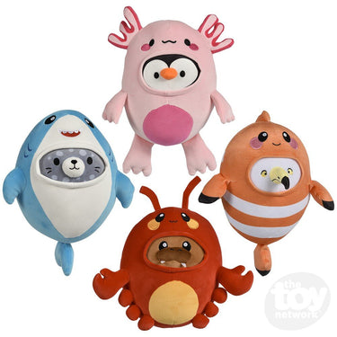 10" Costume Sealife Eggamals Plush (Sold Separately)