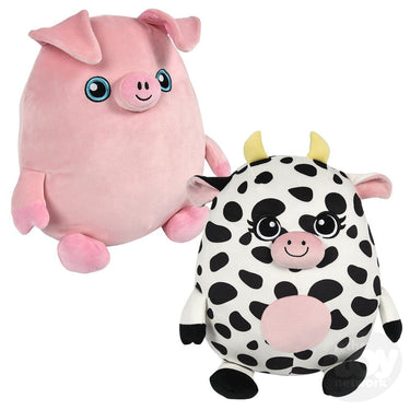 8" Squishy-Ishy Pig Or Cow (Sold Separately)