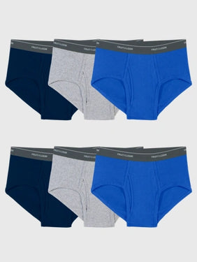 Fruit of the Loom Men's Fashion Briefs 3-Pack (Assorted Colors) Size L