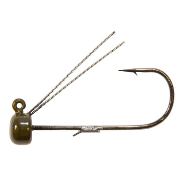 Z-Man Fishing Power Finesse ShroomZ™ Weedless 1/5oz 3-Pack (Green Pumpkin)