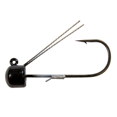 Z-Man Fishing Power Finesse ShroomZ™ Weedless 1/10oz Jig 3-Pack (Black)
