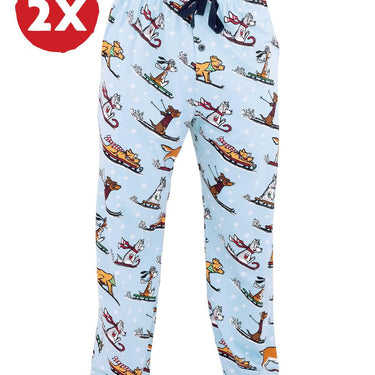 Lazy One Dashing Through the Snow Men's PJ Pants Size M