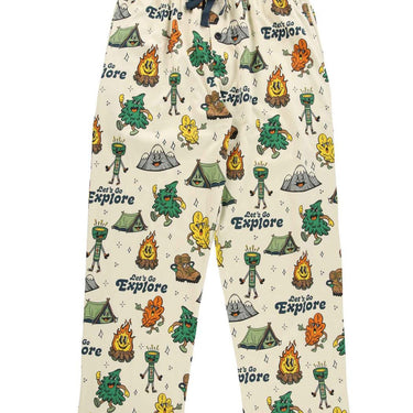 Lazy One Men's PJ Pants (Vintage Camping) Size XL