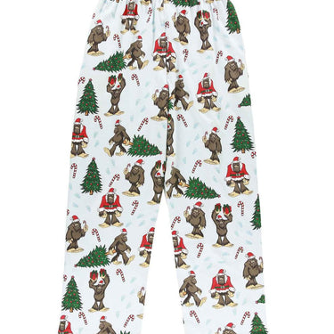 Lazy One Men's PJ Pants (Christmas Bigfoot) Size L