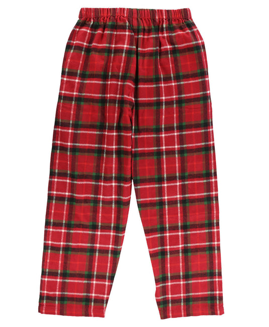 Christmas Plaid Men's Flannel PJ Pants Small