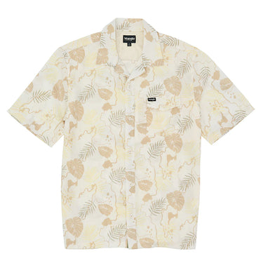 Wrangler All Terrain Gear Men's Clean Snap Shirt (Jet Stream Floral) Size L