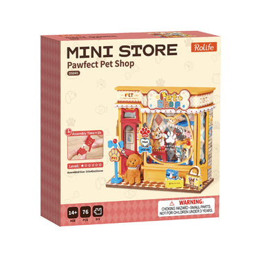 Rolife Pawfect Pet Shop DIY Miniature House