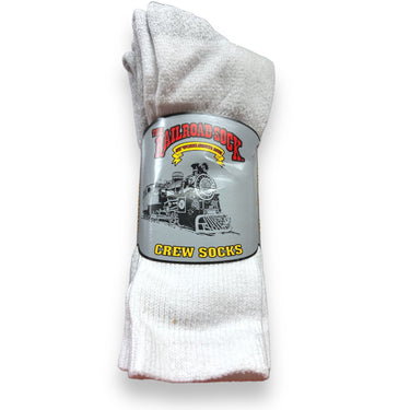Railroad Sock Men's Banded Crew Sock 4-Pack Size 10-13