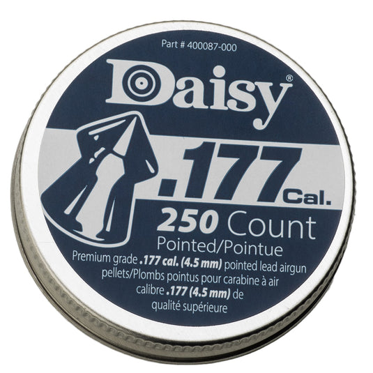 DAISY .177 CALIBER PRECISIONMAX POINTED PELLETS, 250-COUNT TIN
