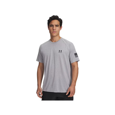 Under Armour UA Freedom Tech™ T-Shirt (Steel Light Heather) Size L
