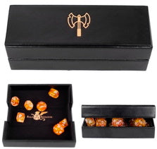 Role 4 Initiative Faux Leather Dice Box Rolling Tray Barbarian