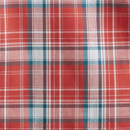 Wrangler Mens XXL Retro Core Plaid Snap Shirt - Red