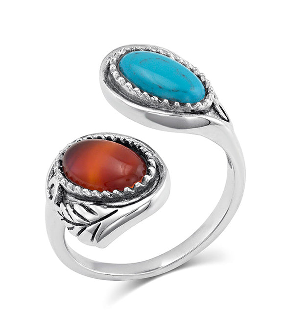 Montana Silversmiths Earth and Sky Adjustable Ring