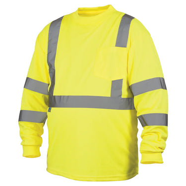 Pyramex RLTS31 Series Reflective T-Shirt (Hi-Vis Lime) Size XL