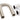 Racing Power Company R7305 24in Stainless Hose Kit w/Chrome Ends