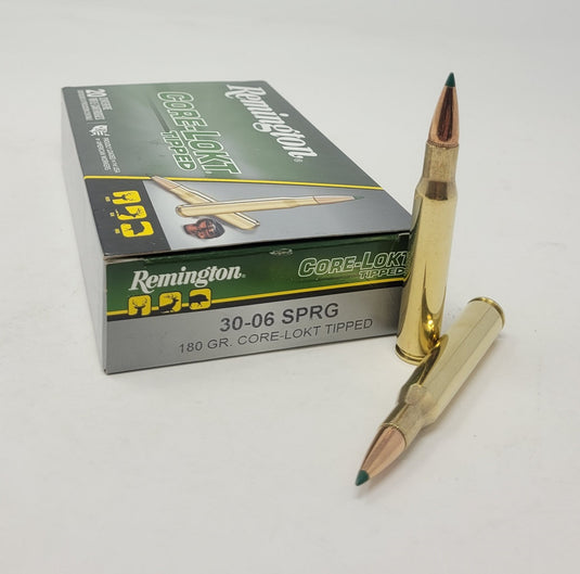 Remington Core-Lokt 30-06 Ammunition RT3006C 180 Grain Ballistic Tip 20 Rounds