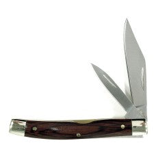 Ruko Folding 2-Blade Knife, Pakkawood Handle