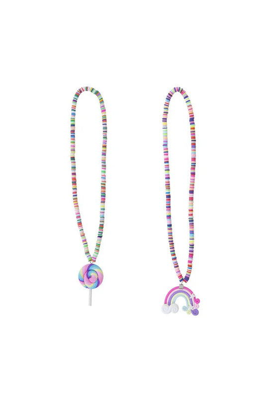 Lollipop/Rainbow Necklace
