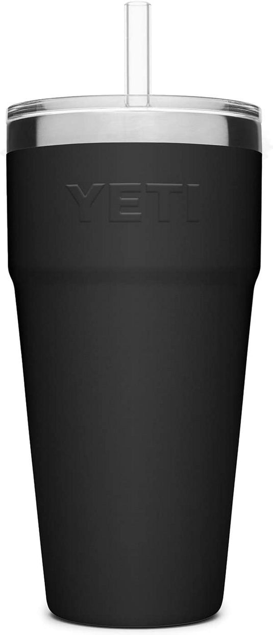 Yeti Rambler 26 Oz Straw Cup - Black