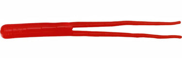 Z-Man Fishing 4" ElaZtech Split Tail Grub TrailerZ 10-Pack (Red)