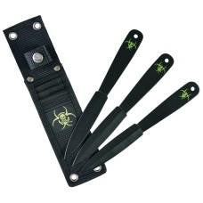 Ruko 3 Piece Throwing Knife Set - 9"