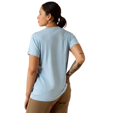 Ariat Rebar Cotton Strong Space Dyed T-Shirt (Subdued Blue) Size L