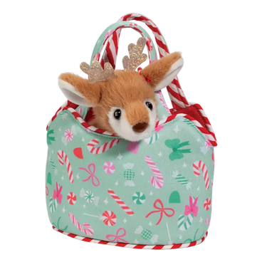 Douglas Sweet Bows Sassy Sak w/ Reindeer