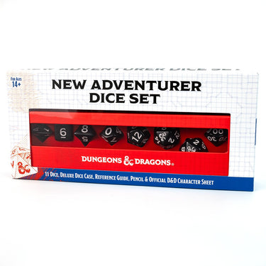 Sirius Dice: D&D New Adventurer Dice Set - Black