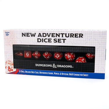 Sirius Dice: D&D New Adventurer Dice Set - Red