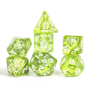 Sirius Dice: D&D Adventure Dice - Druid: Green