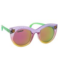 Minecraft Girls Purple and Green Cateye