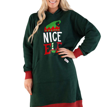 Lazy One Nice Elf Sleep Hoodie (Mountain View Green) Size S/M