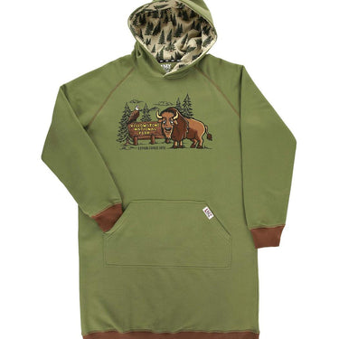 Lazy One Yellowstone Sleep Hoodie Size S/M