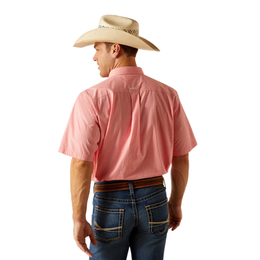 Ariat Men's Pro Jonah Shirt (Conch Shell Coral) Size L