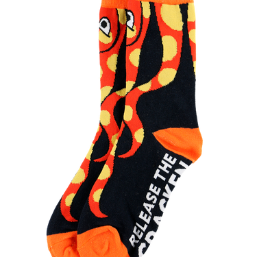 Lazy One Release the Cracken Octopus Crew Sock (One Size)