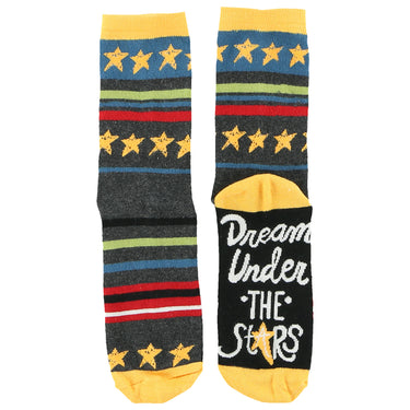 Lazy One Dream Under the Stars Crew Sock (One Size)