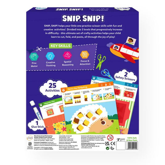 Skillmatics Snip Snip Art & Craft Activity Ki